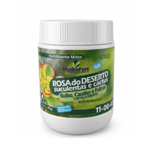 ROSA DO DESERTO NPK 11-00-43, Suculentas e Cactos - Bulbo, Caudex e Folhas FORTALECIMENTO